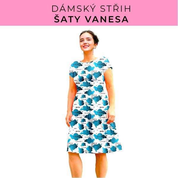 Dámský střih šaty Vanesa