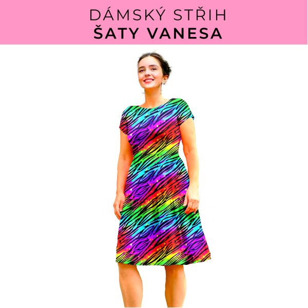 Dámský střih šaty Vanesa