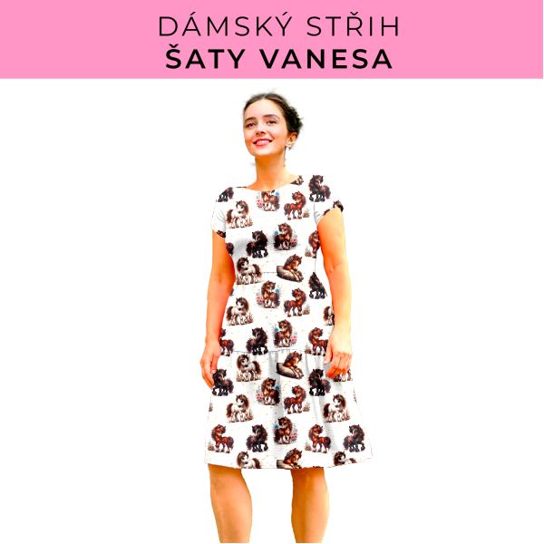 Dámský střih šaty Vanesa