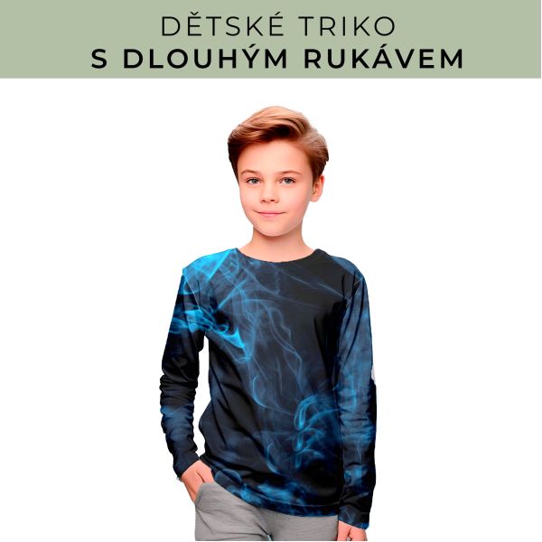 DĚTSKÝ střih - triko dlouhý rukáv