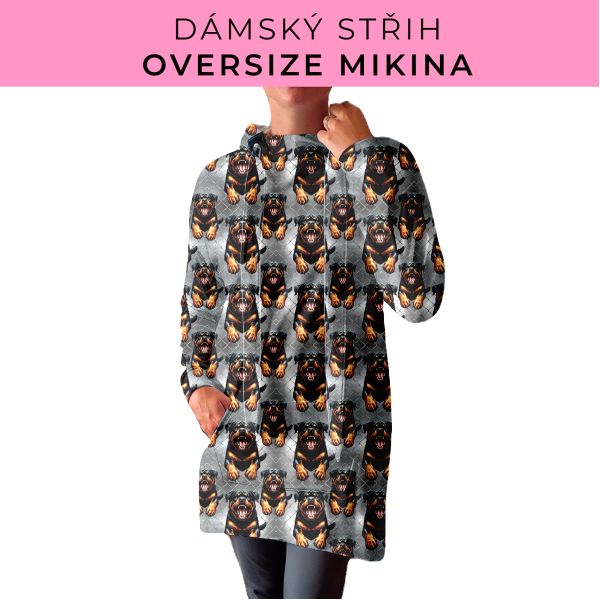 DÁMSKÝ střih - Oversize mikina
