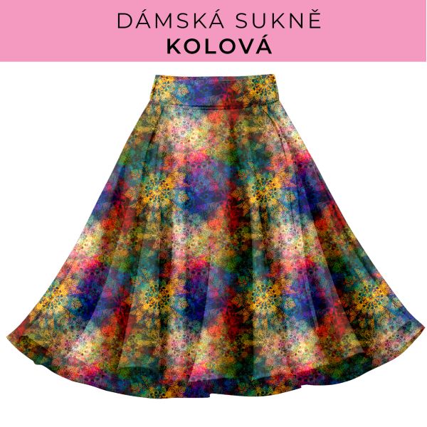 DÁMSKÝ střih - Kolová sukně