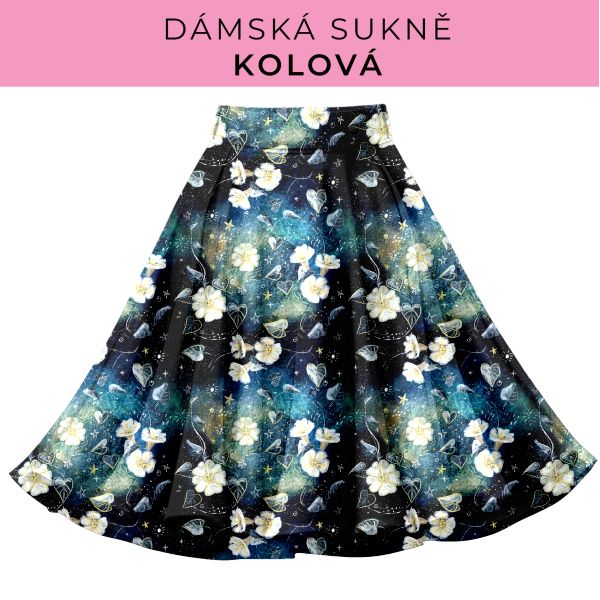 DÁMSKÝ střih - Kolová sukně