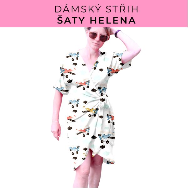 Dámský střih na šaty  Helena