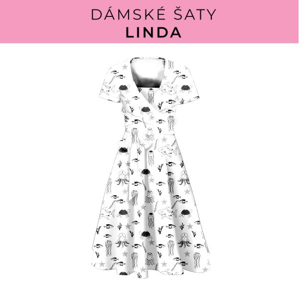 DÁMSKÝ střih - šaty Linda