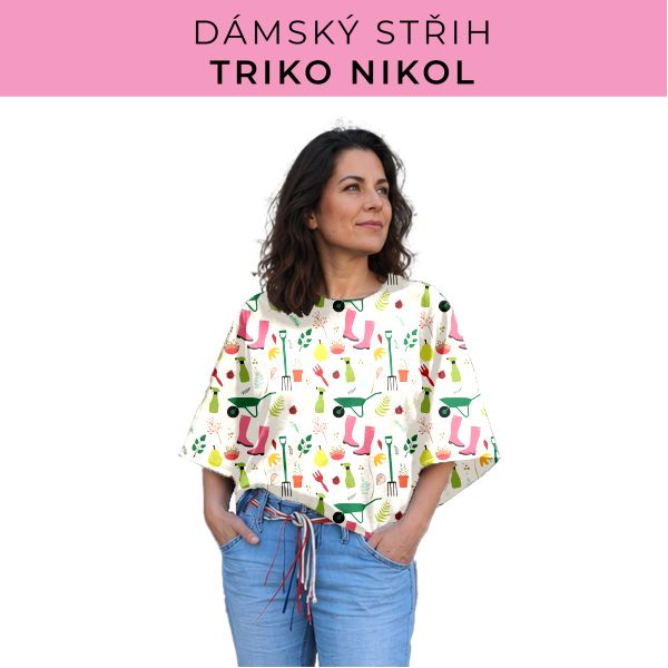 Dámský střih -  triko Nikol