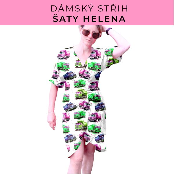 Dámský střih na šaty  Helena