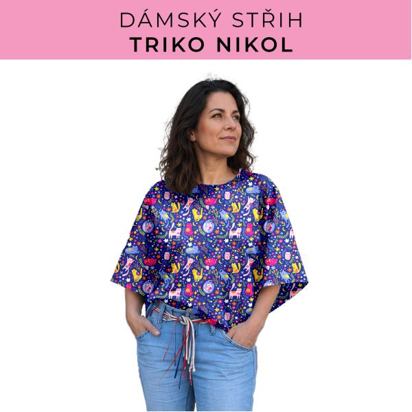 Dámský střih -  triko Nikol