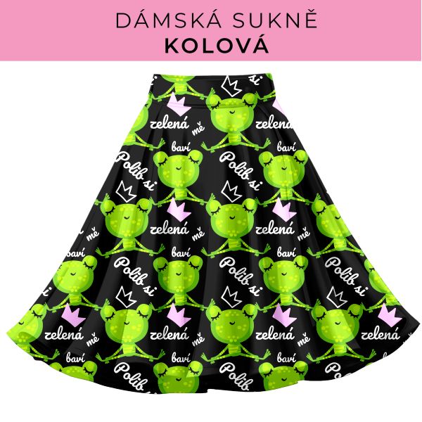 DÁMSKÝ střih - Kolová sukně