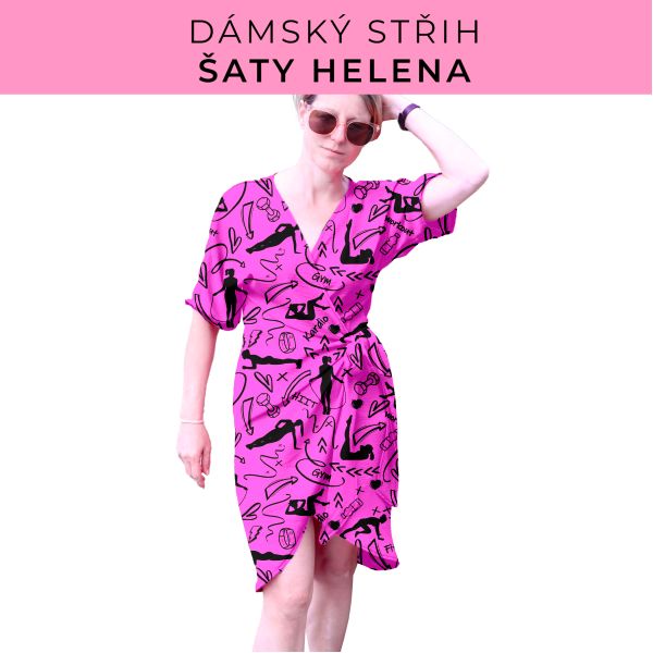 Dámský střih na šaty  Helena