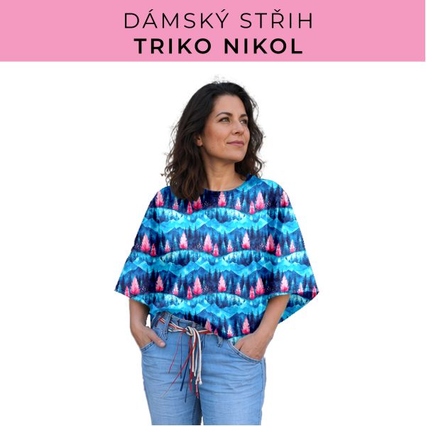 Dámský střih -  triko Nikol