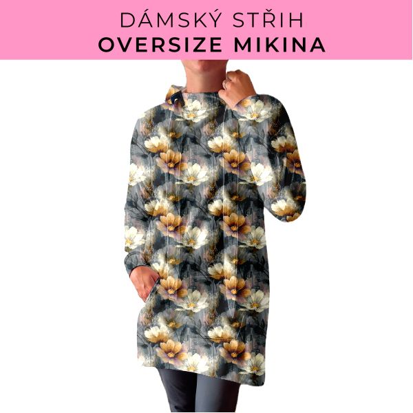 DÁMSKÝ střih - Oversize mikina