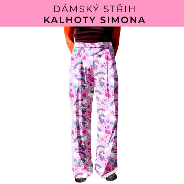 Dámský střih - kalhoty Simona