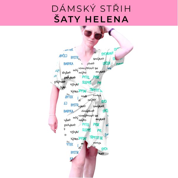 Dámský střih na šaty  Helena