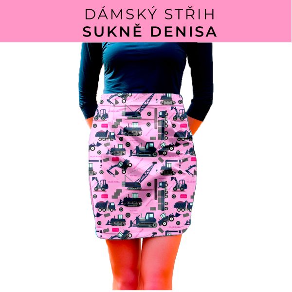 Dámský střih - Dámská sukně Denisa