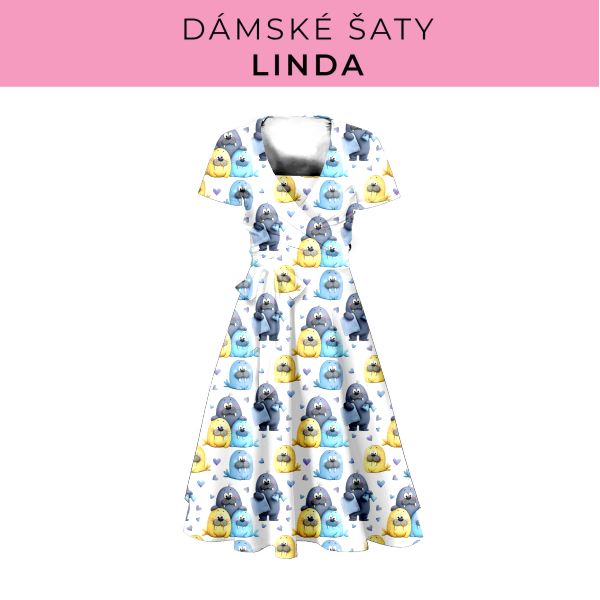 DÁMSKÝ střih - šaty Linda