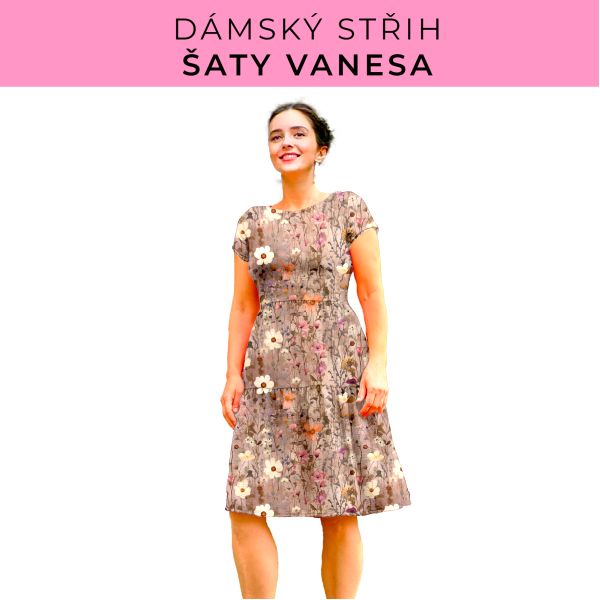 Dámský střih šaty Vanesa