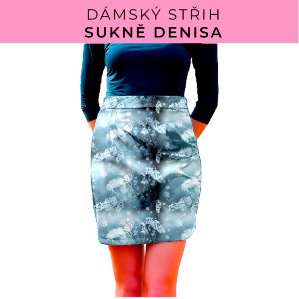 Dámský střih - Dámská sukně Denisa
