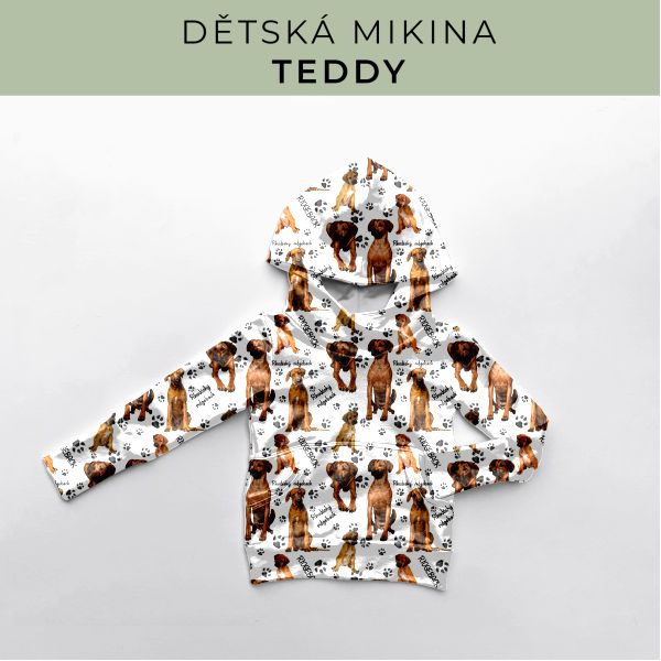 DĚTSKÝ střih - Mikina Teddy