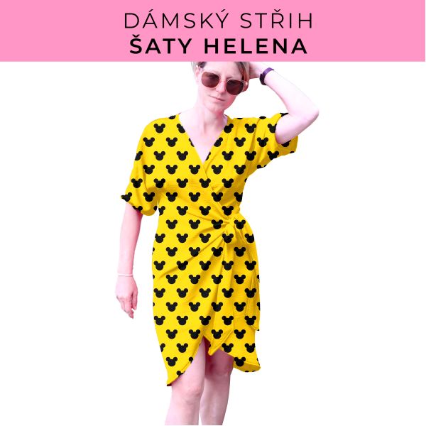 Dámský střih na šaty  Helena