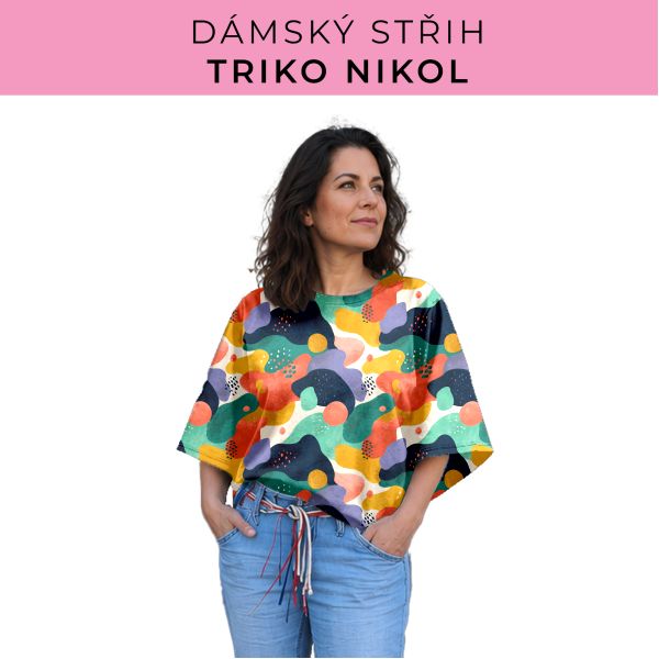 Dámský střih -  triko Nikol