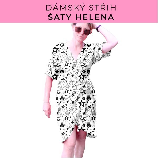 Dámský střih na šaty  Helena