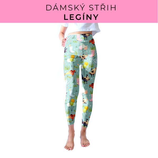 DÁMSKÝ střih - legíny SPORT - SLIM FIT