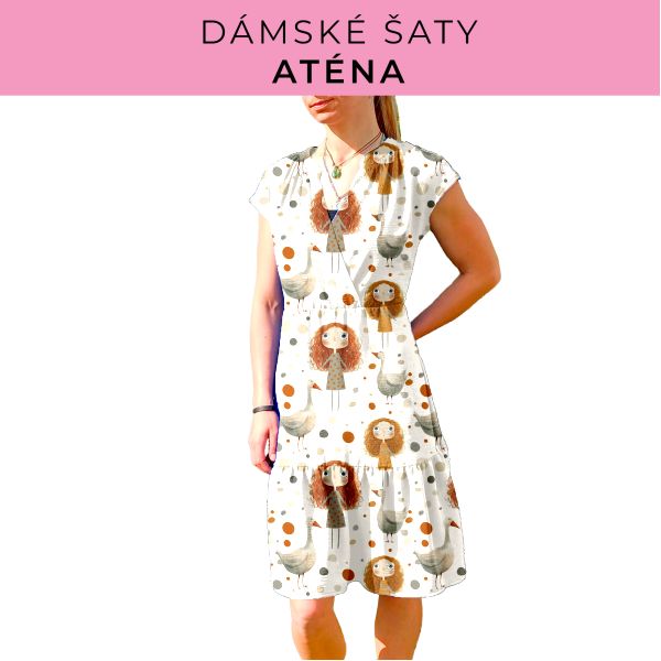 DÁMSKÝ střih - šaty Aténa