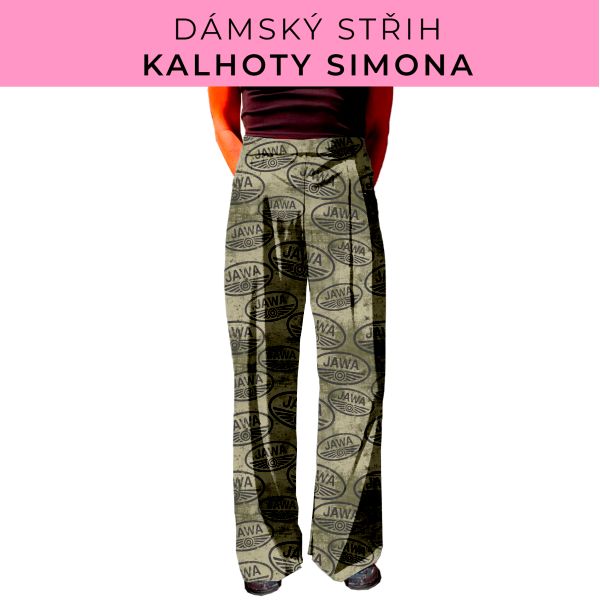 Dámský střih - kalhoty Simona