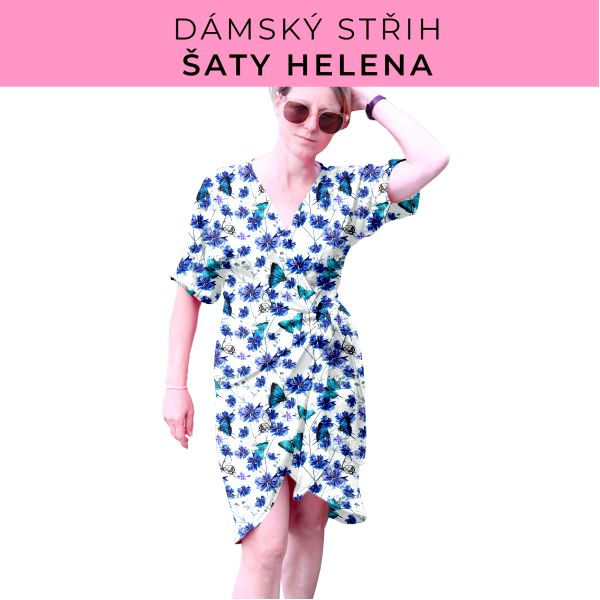 Dámský střih na šaty  Helena