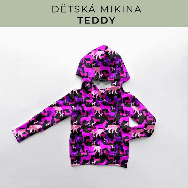 DĚTSKÝ střih - Mikina Teddy
