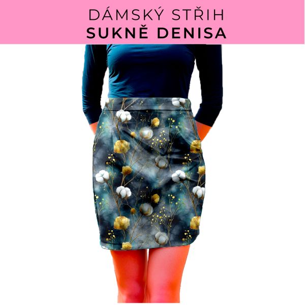 Dámský střih - Dámská sukně Denisa