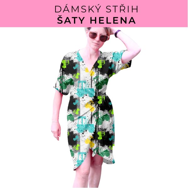 Dámský střih na šaty  Helena