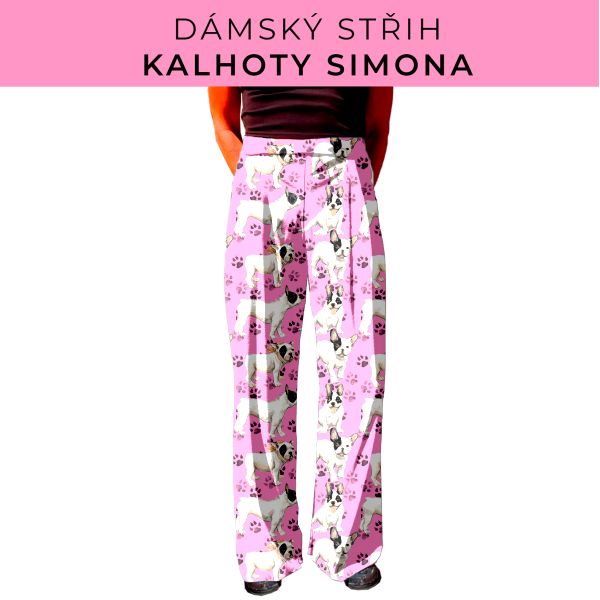 Dámský střih - kalhoty Simona