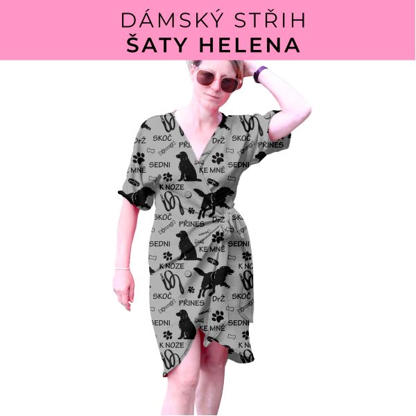 Dámský střih na šaty  Helena