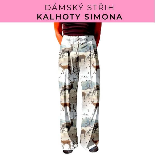 Dámský střih - kalhoty Simona