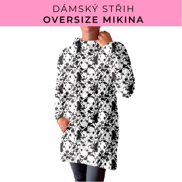 DÁMSKÝ střih - Oversize mikina