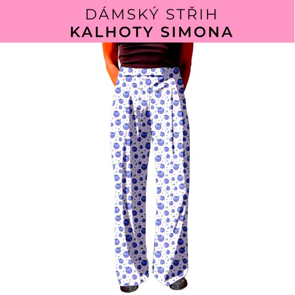 Dámský střih - kalhoty Simona