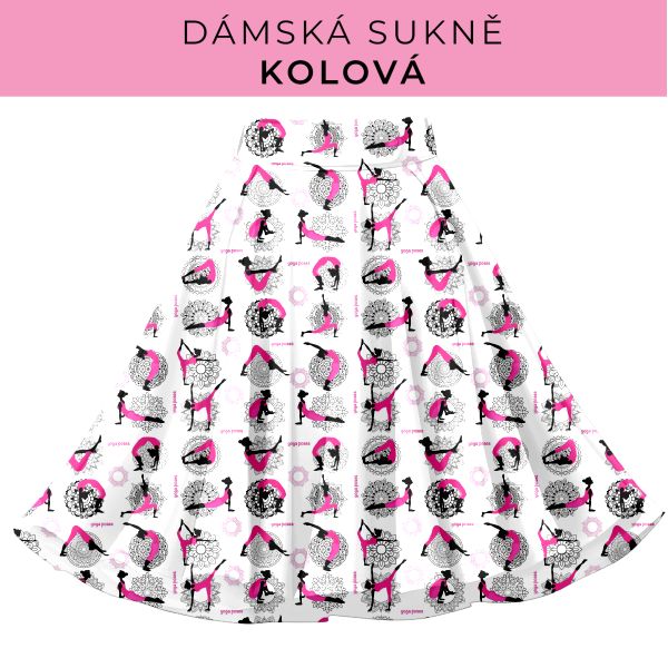 DÁMSKÝ střih - Kolová sukně