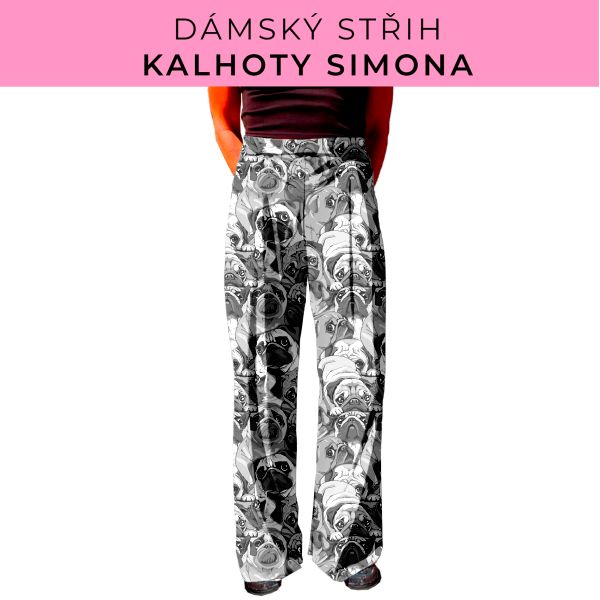 Dámský střih - kalhoty Simona