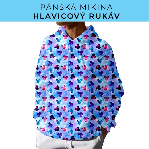 PÁNSKÝ střih - mikina s kapucí