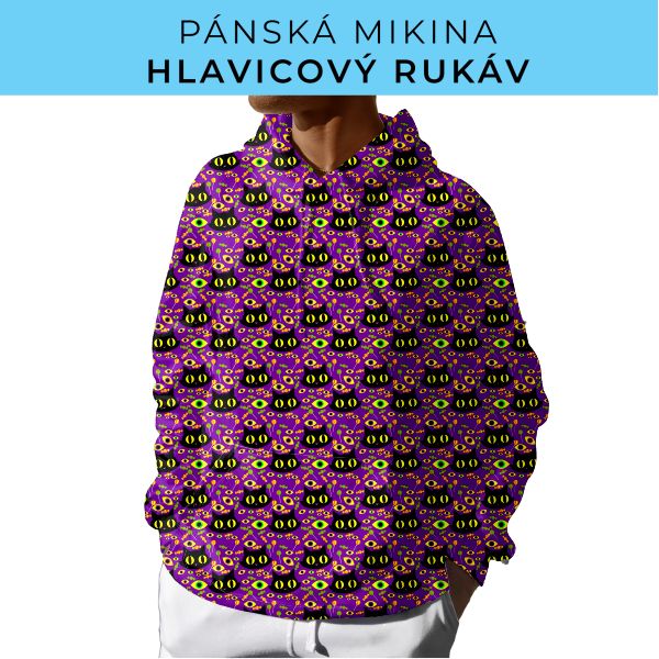 PÁNSKÝ střih - mikina s kapucí