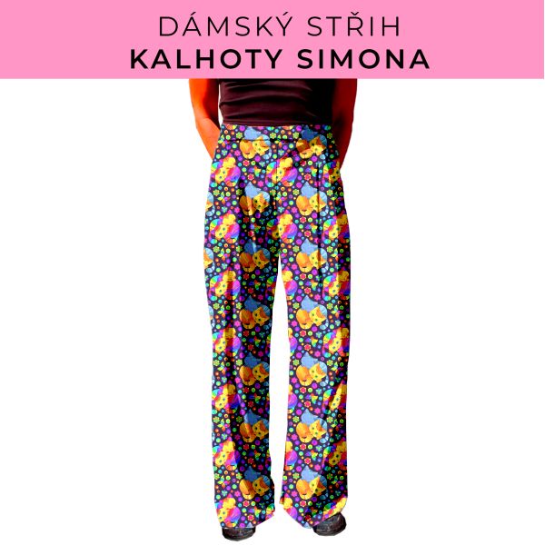 Dámský střih - kalhoty Simona