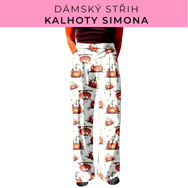 Dámský střih - kalhoty Simona