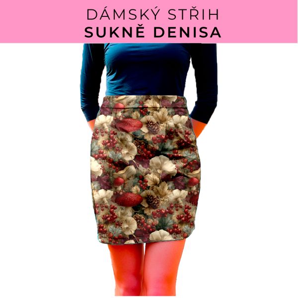 Dámský střih - Dámská sukně Denisa