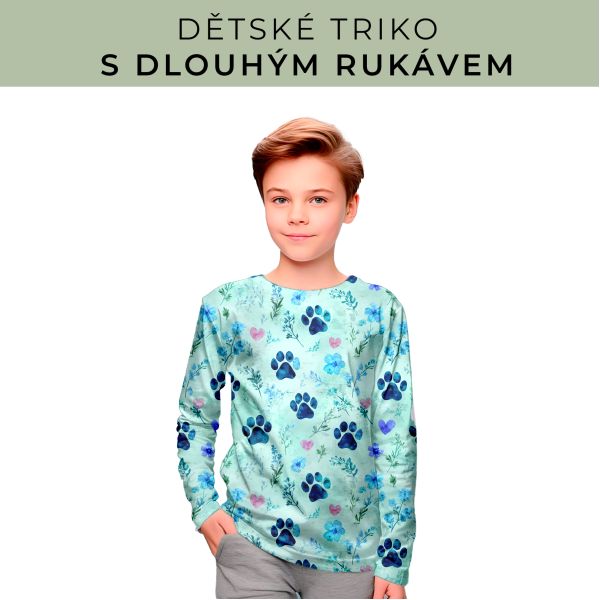 DĚTSKÝ střih - triko dlouhý rukáv