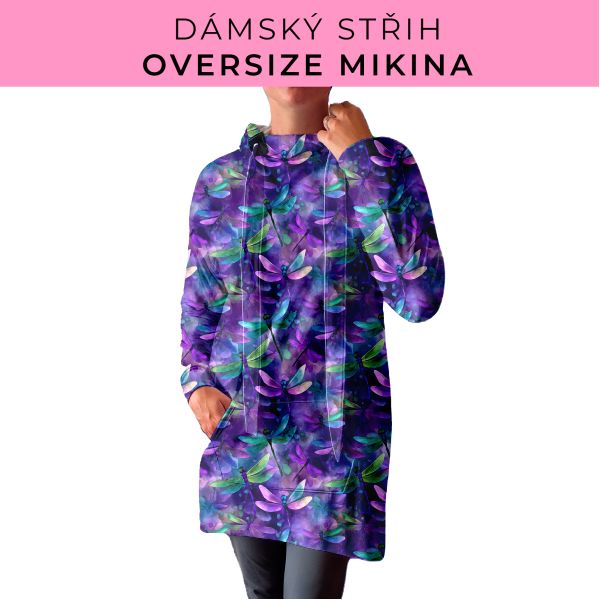 DÁMSKÝ střih - Oversize mikina