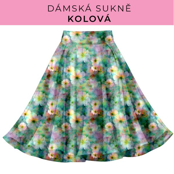 DÁMSKÝ střih - Kolová sukně