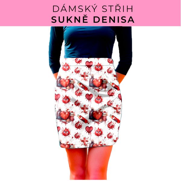 Dámský střih - Dámská sukně Denisa