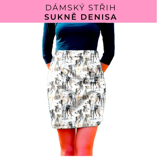Dámský střih - Dámská sukně Denisa